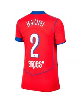 Billige Paris Saint-Germain Achraf Hakimi #2 Tredjedrakt Dame 2025-26 Kortermet